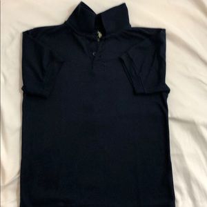 👕 Polo knit navy blue shirt boys medium BOGO